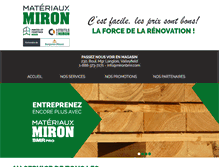 Tablet Screenshot of mironbmr.com